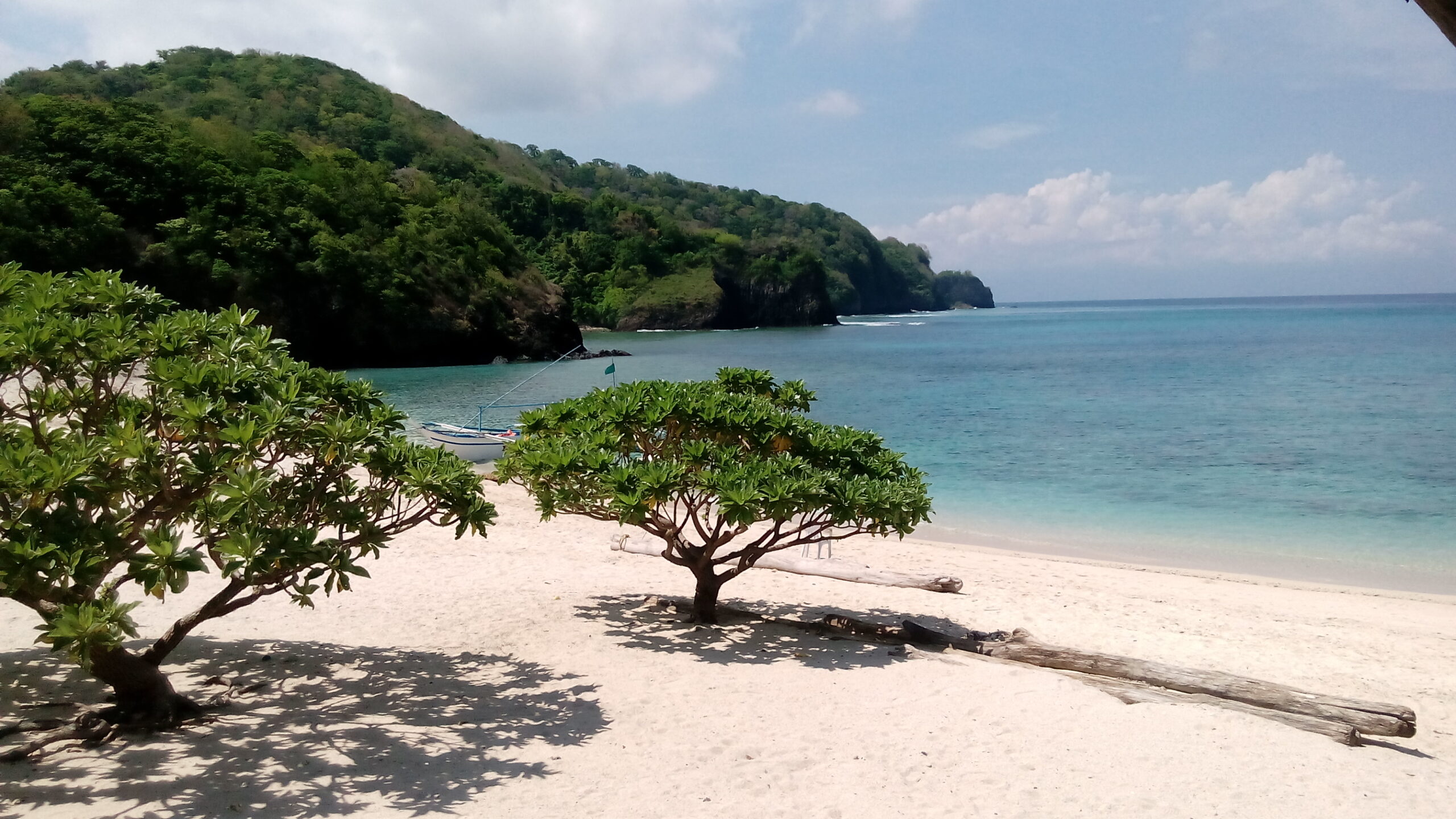 white sand beach in Batangas