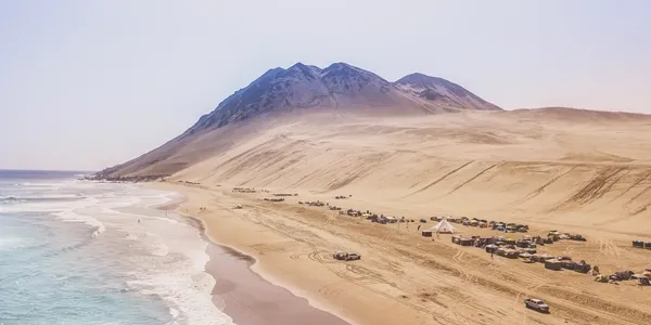 beautiful beach in Peru Barlovento