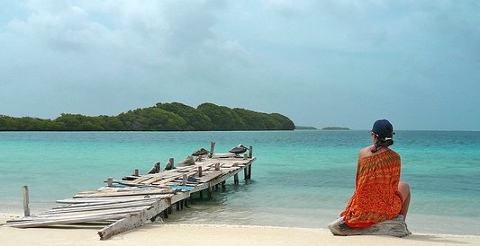 Cayo Pirata beach in Venezuela