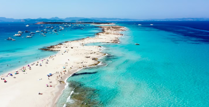 nudist beach in Formentera